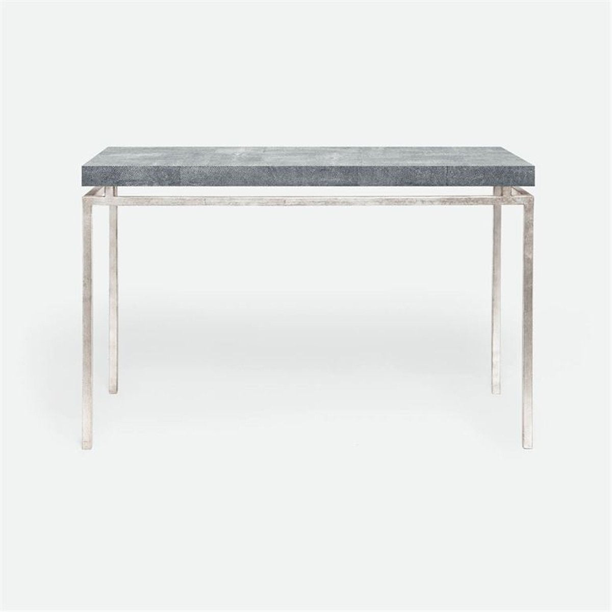 Made Goods Benjamin Floating Leg Console Table in Faux Shagreen Top