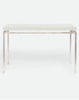 Made Goods Benjamin Floating Leg Console Table in Faux Shagreen Top