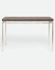 Made Goods Benjamin Floating Leg Console Table in Faux Shagreen Top