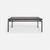 Made Goods Benjamin Floating Leg 48-Inch Coffee Table in Faux Linen