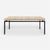 Made Goods Benjamin Floating Leg 48-Inch Coffee Table in Beige Crystal Stone Top