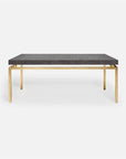 Made Goods Benjamin Floating Leg 48-Inch Coffee Table in Faux Linen