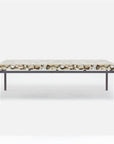 Made Goods Benjamin Floating Leg 52-Inch Coffee Table in Silver Mop Shell Top