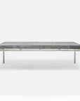 Made Goods Benjamin Floating Leg 52-Inch Coffee Table in Faux Shagreen Top