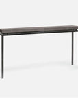 Made Goods Benjamin Floating Leg Console Table in Faux Shagreen Top