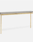 Made Goods Benjamin Floating Leg Console Table in Faux Shagreen Top