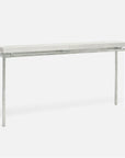 Made Goods Benjamin Floating Leg Console Table in Faux Shagreen Top