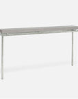 Made Goods Benjamin Floating Leg Console Table in Faux Shagreen Top