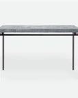 Made Goods Benjamin Floating Leg Console Table in Faux Shagreen Top