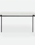 Made Goods Benjamin Floating Leg Console Table in Faux Shagreen Top