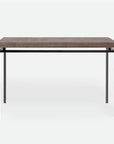 Made Goods Benjamin Floating Leg Console Table in Faux Shagreen Top