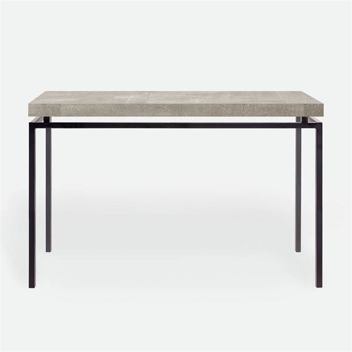 Made Goods Benjamin Floating Leg Console Table in Faux Shagreen Top