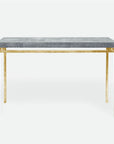 Made Goods Benjamin Floating Leg Console Table in Faux Shagreen Top