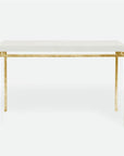 Made Goods Benjamin Floating Leg Console Table in Faux Shagreen Top