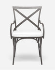 Made Goods Beverly Metal X-Back Outdoor Chair in Clyde Fabric