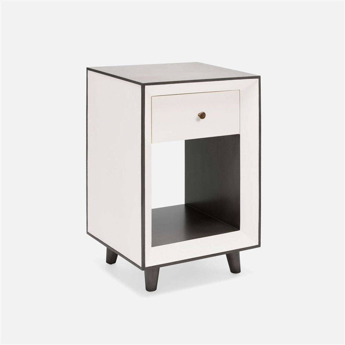 Made Goods Blaine Faux Canvas Single Nightstand