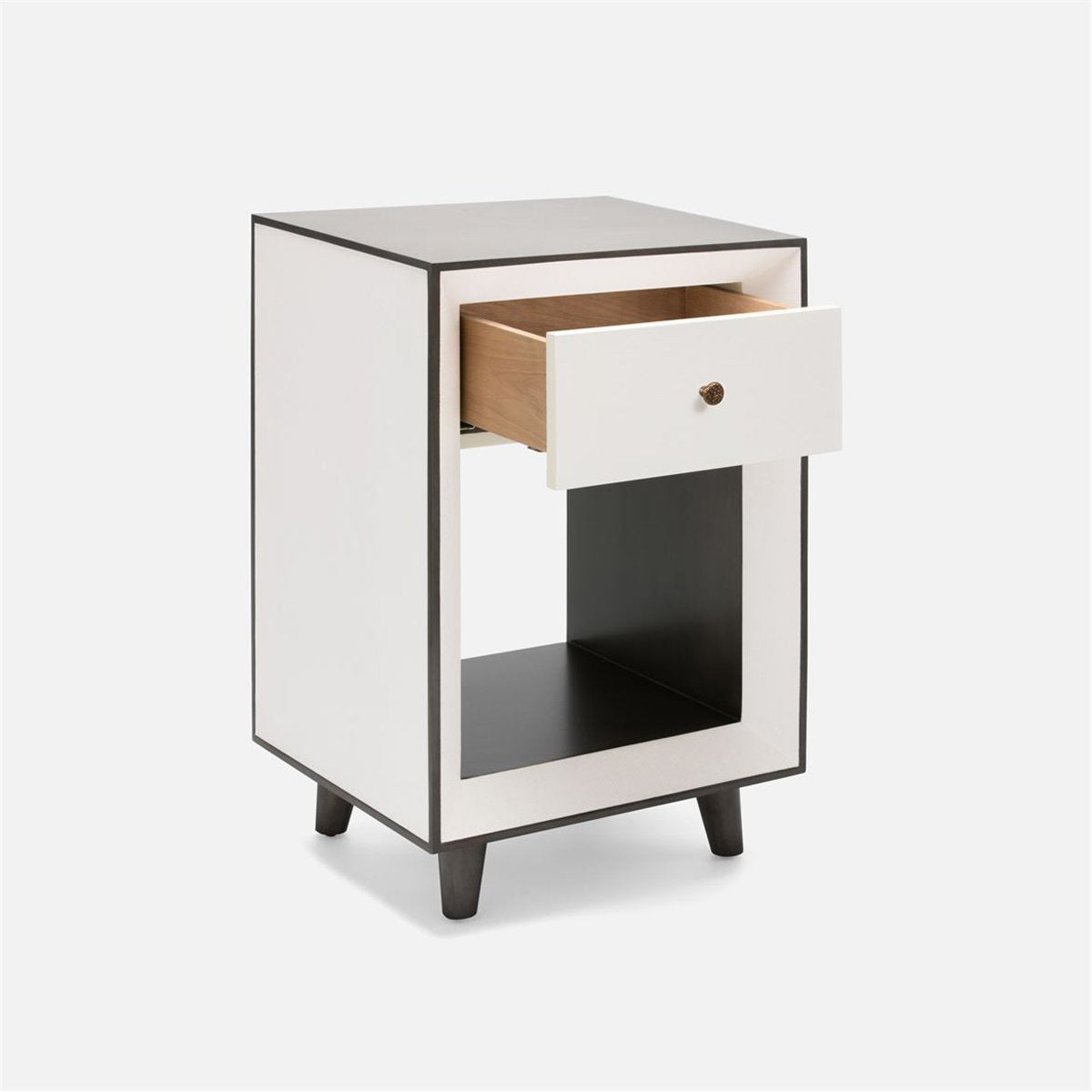 Made Goods Blaine Faux Canvas Single Nightstand