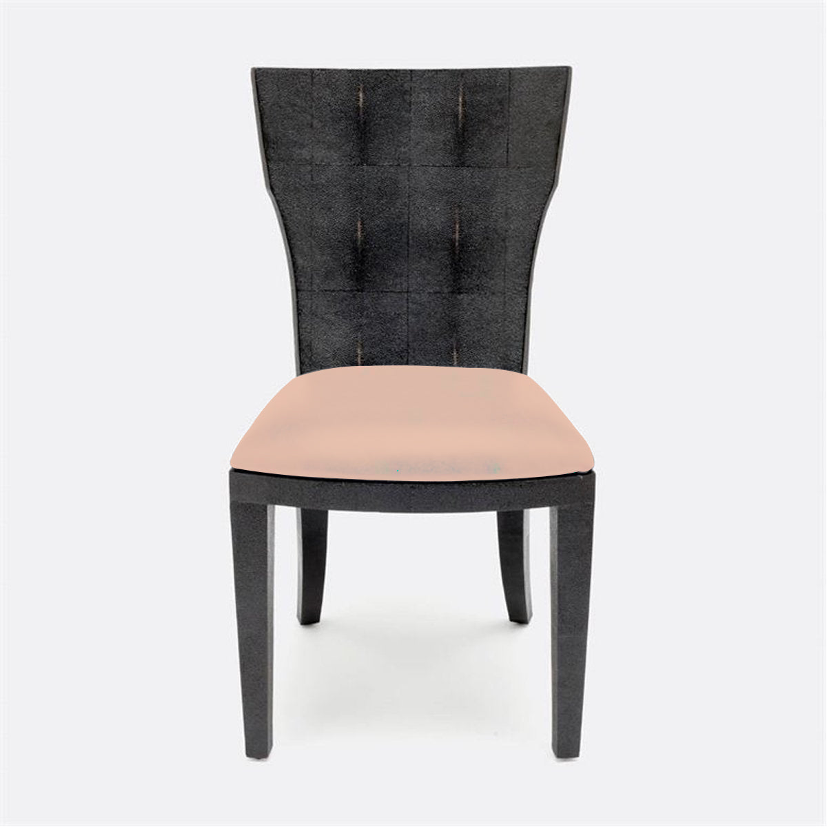 Made Goods Blair Vintage Faux Shagreen Chair in Liard Cotton Velvet