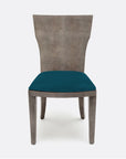 Made Goods Blair Vintage Faux Shagreen Chair in Liard Cotton Velvet