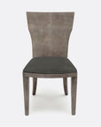 Made Goods Blair Vintage Faux Shagreen Chair in Liard Cotton Velvet