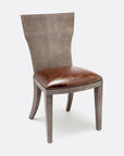 Made Goods Blair Vintage Faux Shagreen Chair in Havel Velvet