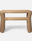 Made Goods Brayden Twisted Faux Wicker Console Table