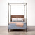 Made Goods Brennan Short Textured Canopy Bed in Havel Velvet