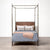 Made Goods Brennan Tall Textured Canopy Bed in Volta Fabric