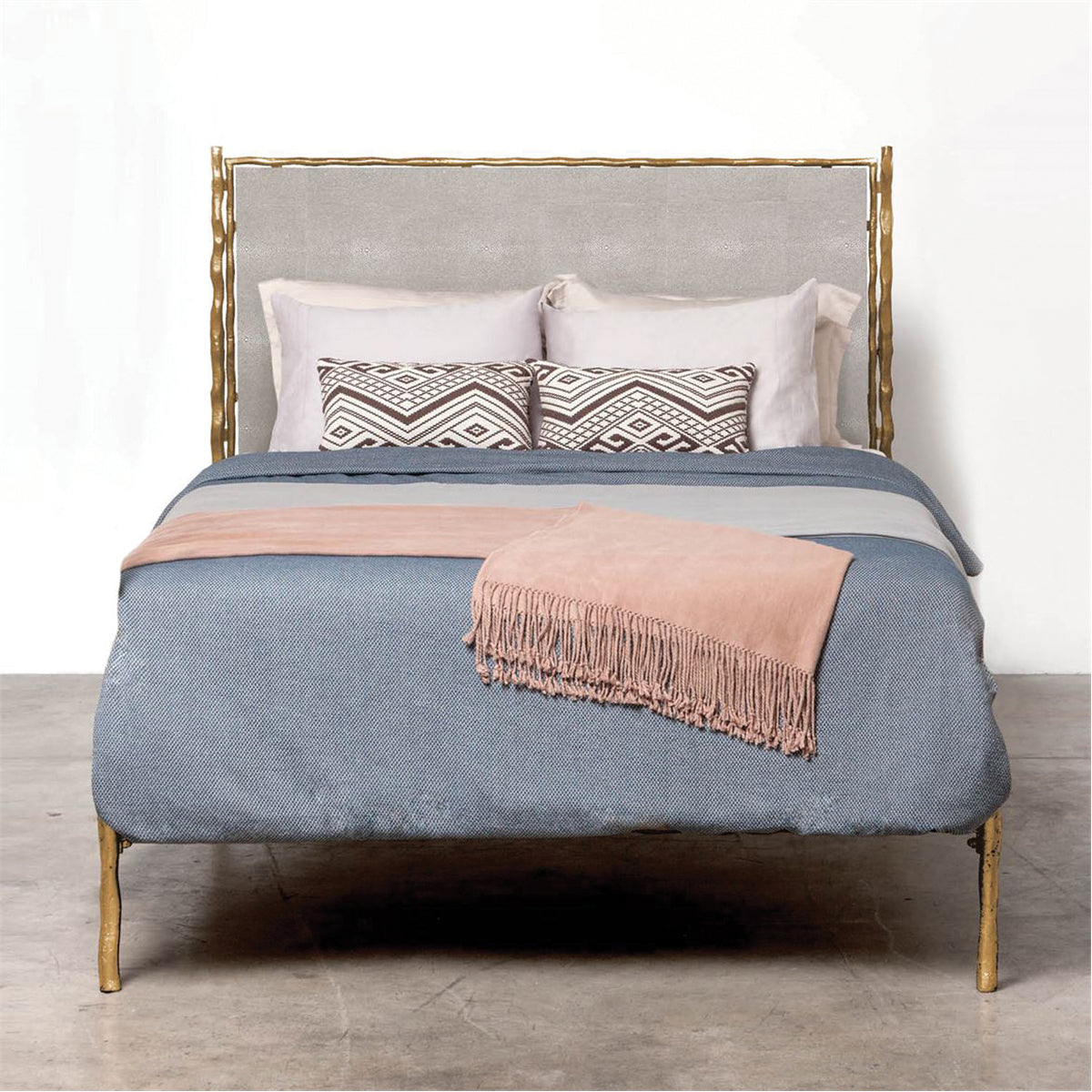 Made Goods Brennan Bed in Havel Velvet