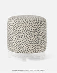 Made Goods Briar Upholstered Stool in Mondego Cotton Jute