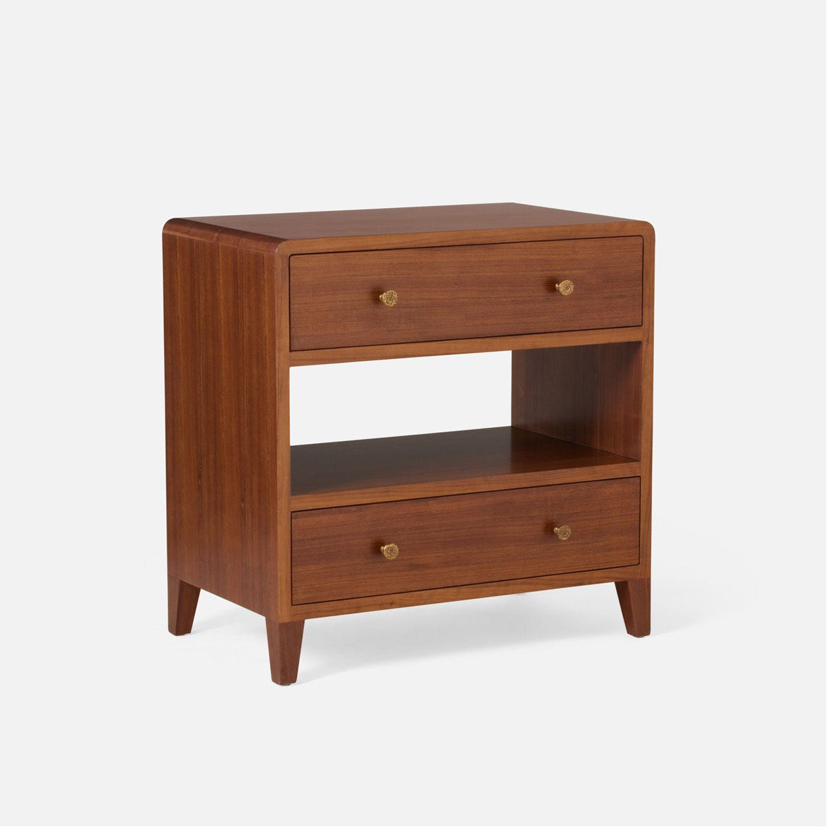 Made Goods Brienne Open-Shelf Teak 30-Inch Nightstand