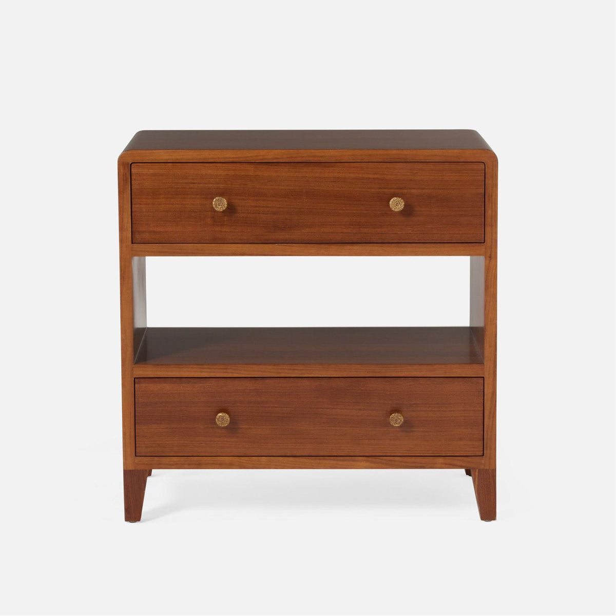 Made Goods Brienne Open-Shelf Teak 30-Inch Nightstand