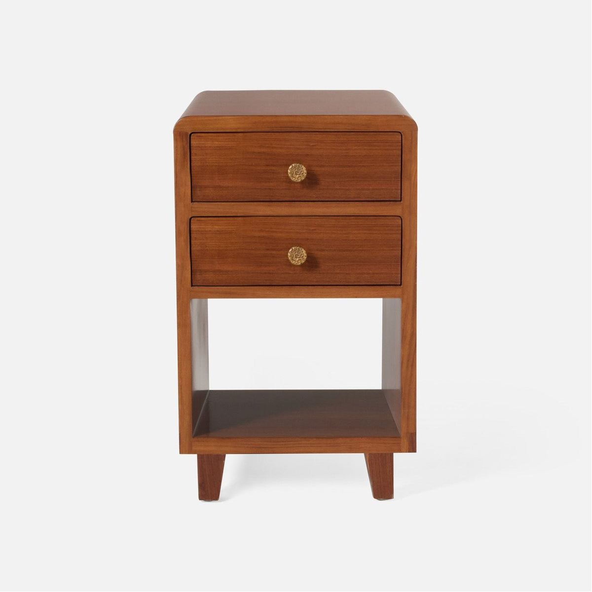 Made Goods Brienne Open-Shelf Teak 18-Inch Nightstand