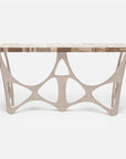 Made Goods Calloway Modernist Wood Top Console Table