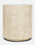 Made Goods Cara Realistic Faux Shagreen Side Table