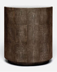 Made Goods Cara Realistic Faux Shagreen Side Table