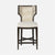 Made Goods Carleen Wingback Cane Counter Stool in Severn Canvas