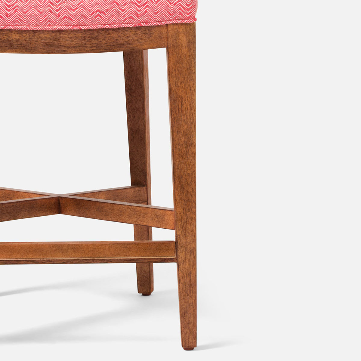 Made Goods Carleen Wingback Cane Counter Stool in Alsek Fabric