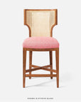 Made Goods Carleen Wingback Cane Counter Stool in Aras Mohair