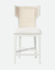 Made Goods Carleen Wingback Cane Counter Stool in Arno Fabric