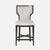 Made Goods Carleen Wingback Counter Stool in Mondego Cotton Jute