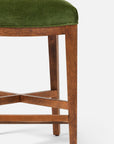 Made Goods Carleen Wingback Counter Stool in Arno Fabric