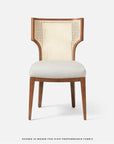 Made Goods Carleen Wingback Cane Dining Chair in Volta Fabric