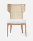 Made Goods Carleen Wingback Cane Dining Chair in Pagua Fabric