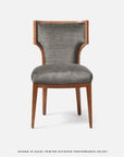 Made Goods Carleen Wingback Dining Chair in Aras Mohair