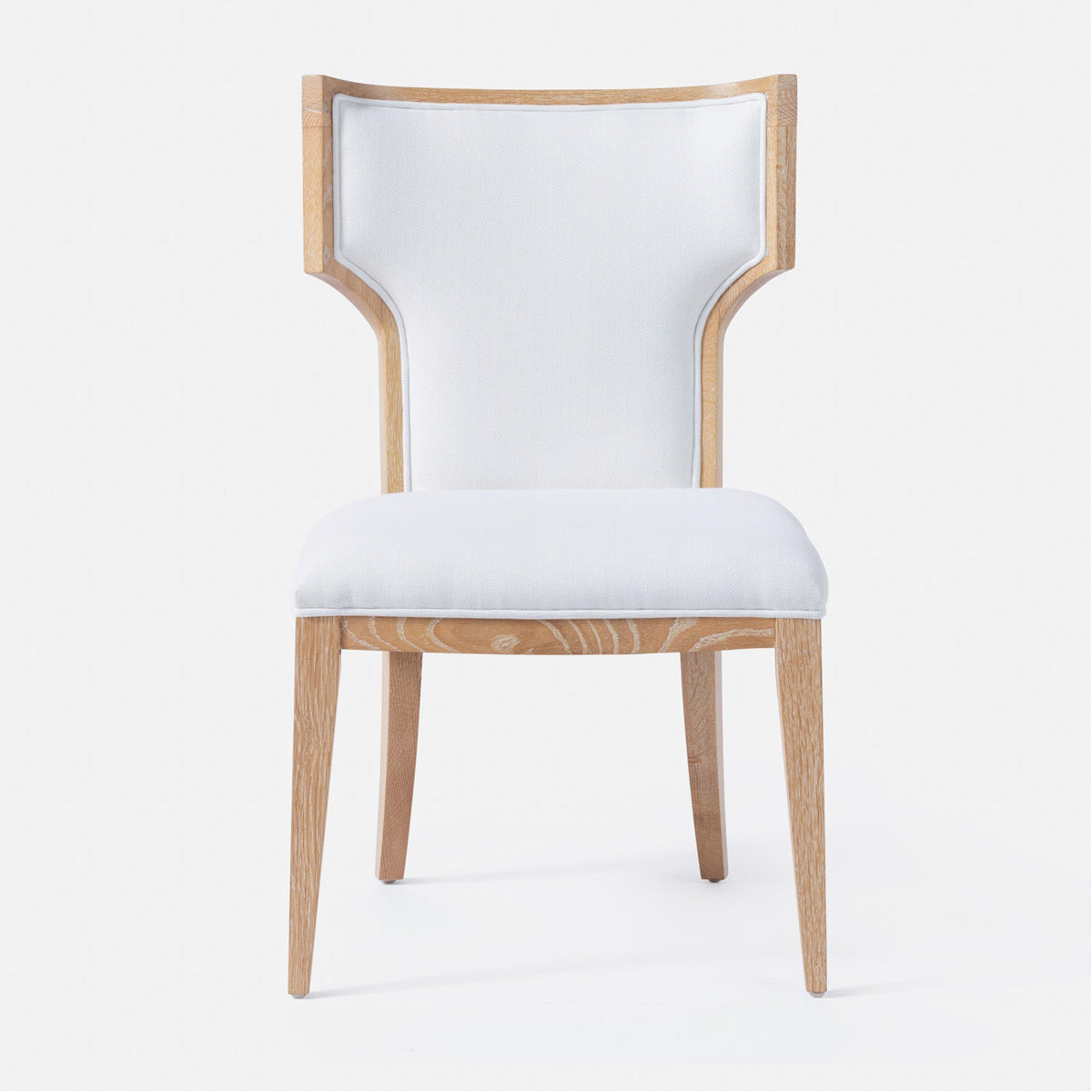 Made Goods Carleen Wingback Dining Chair in Garonne Leather