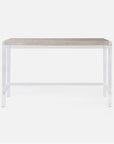 Made Goods Cassian Acrylic Console Table with Realistic Faux Shagreen Top