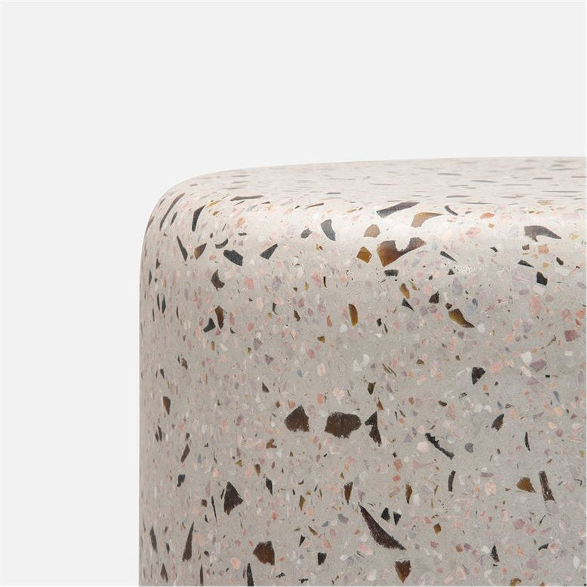 Made Goods Castiel Reinforced Terrazzo Outdoor Stool