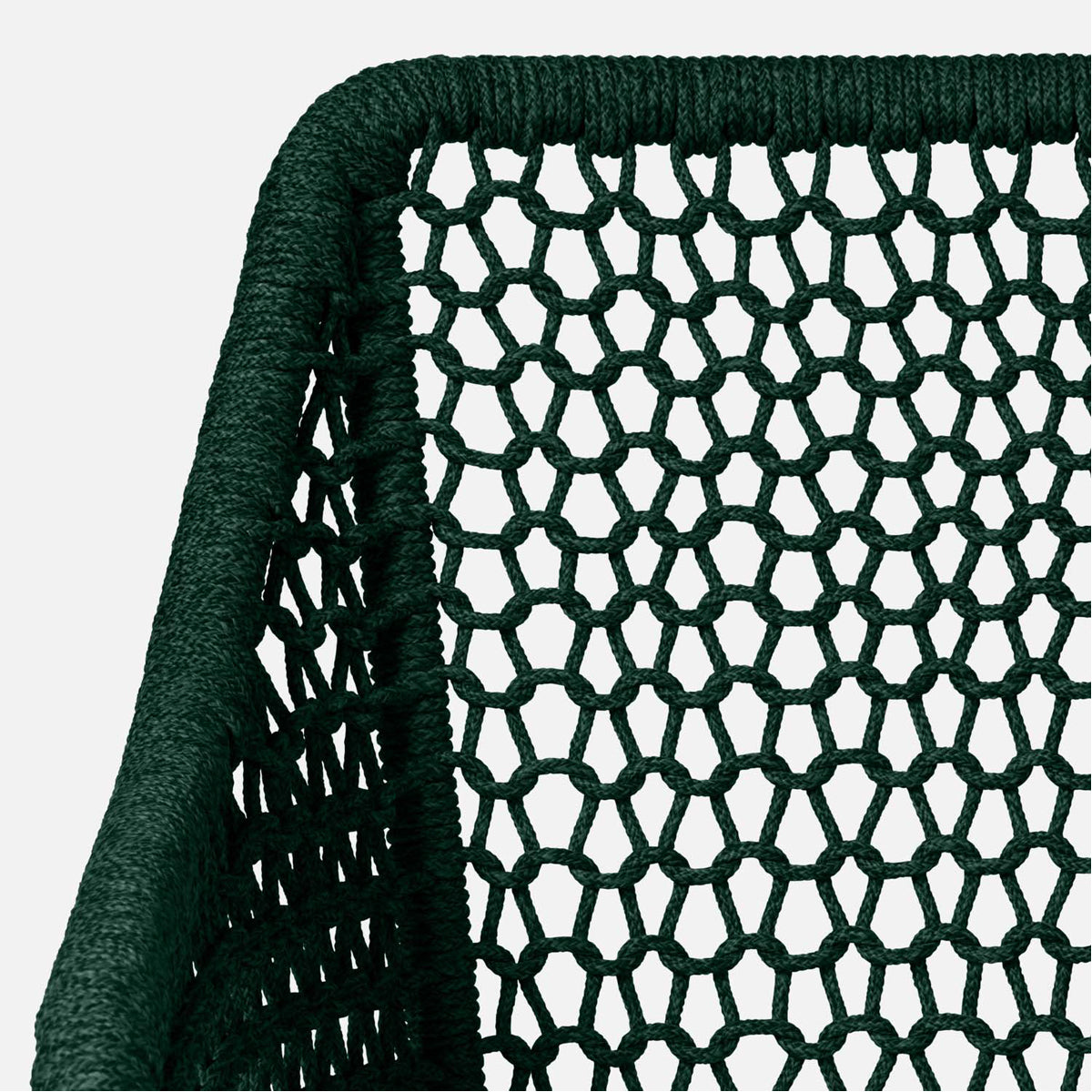 Made Goods Chadwick Woven Rope Outdoor Counter Stool in Pagua Fabric