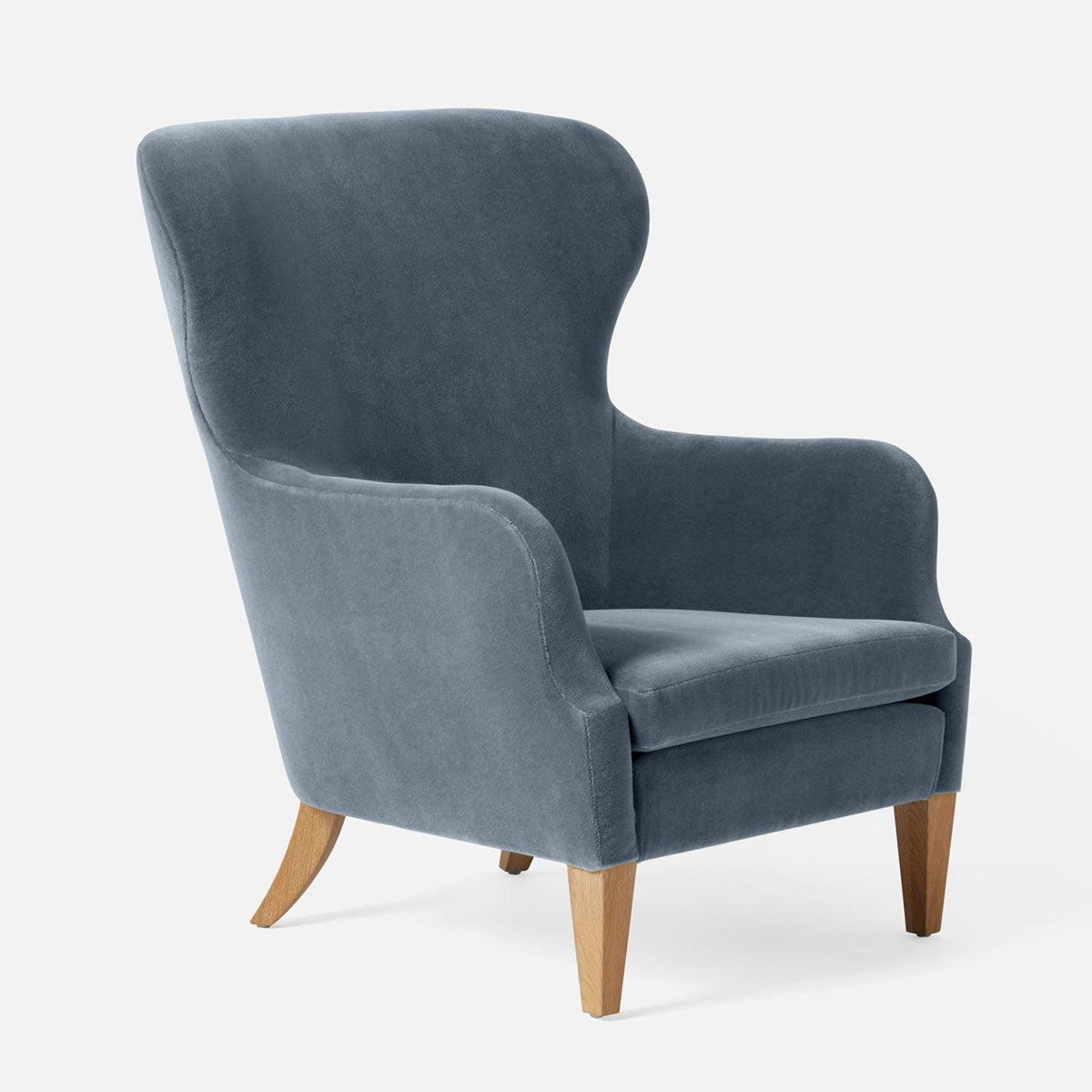 Made Goods Chantall Modern Wingback Lounge Chair